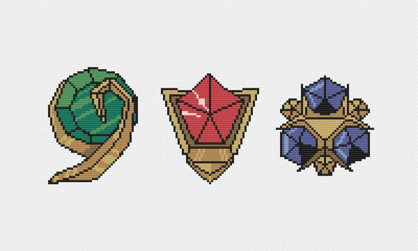 The Legend of Zelda Cross Stitch Pattern