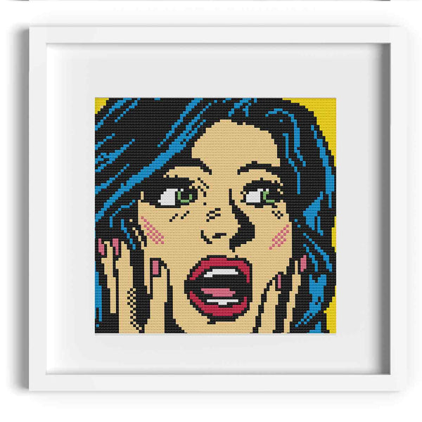Pop Art Cross Stitch Pattern