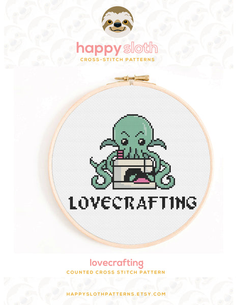 Lovecrafting Cross Stitch Pattern