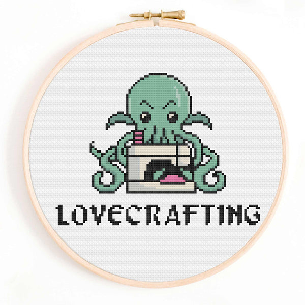 Lovecrafting Cross Stitch Pattern