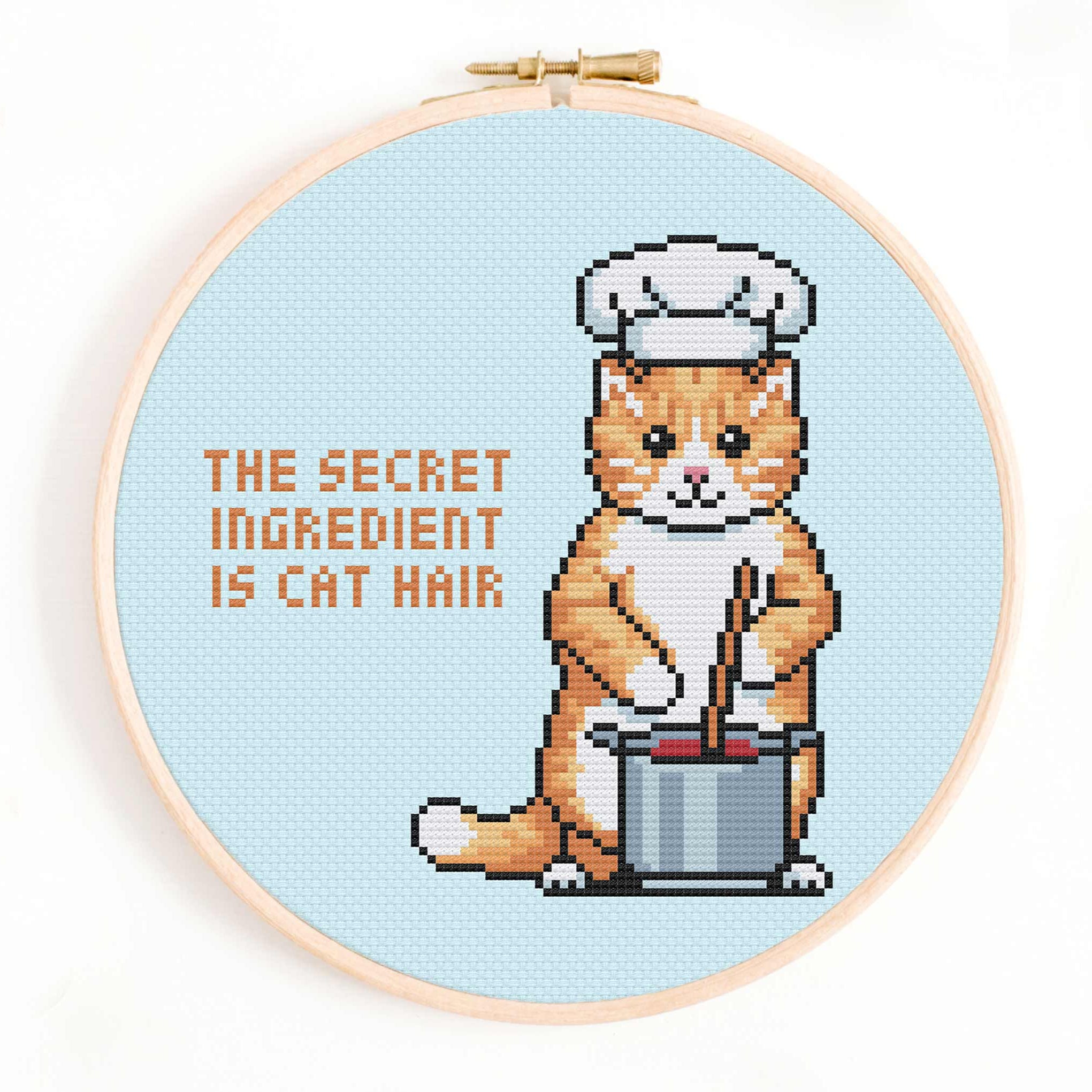 The Secret Ingredient is Car Hair Cross Stitch Pattern