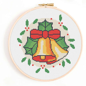 Jingle Bells Cross Stitch Pattern