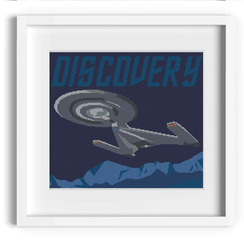 Star Trek Discovery Cross Stitch Pattern