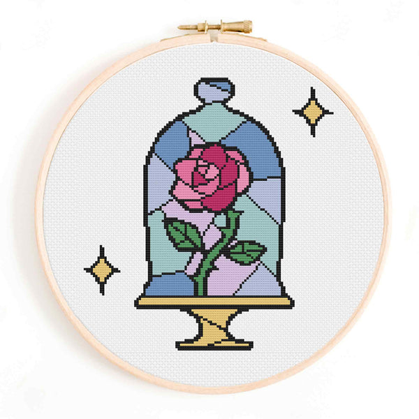Enchanted Rose Cross Stitch Pattern