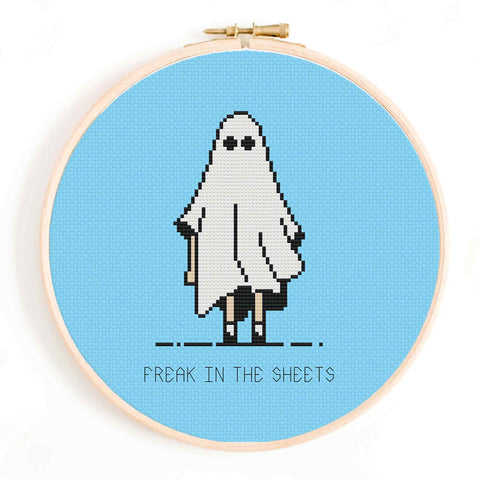 Freak in the Sheets Cross Stitch Pattern