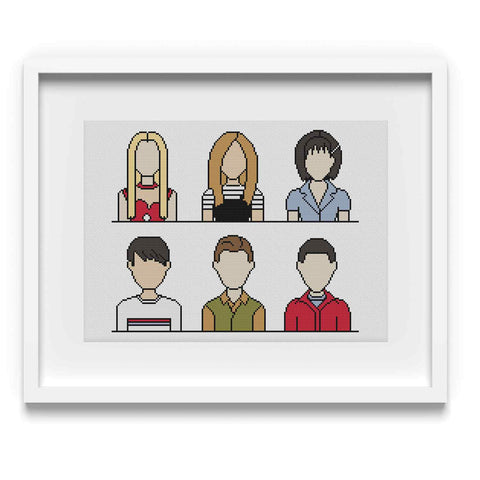 Friends Cross Stitch Pattern