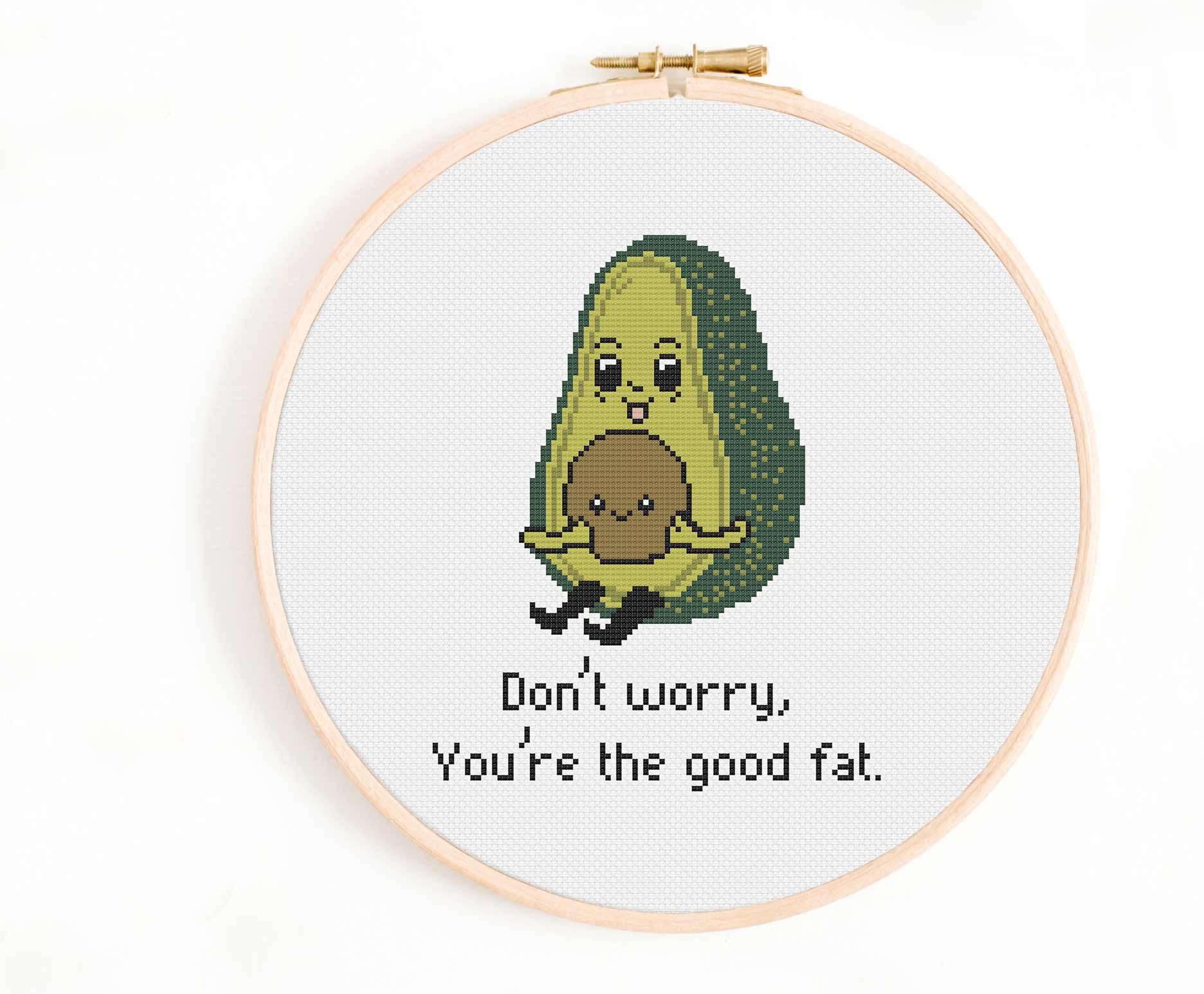 'You're the Good Fat' Cross Stitch Pattern
