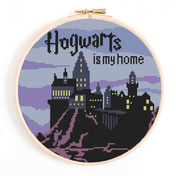 'Hogwarts is my Home' Cross Stitch Pattern
