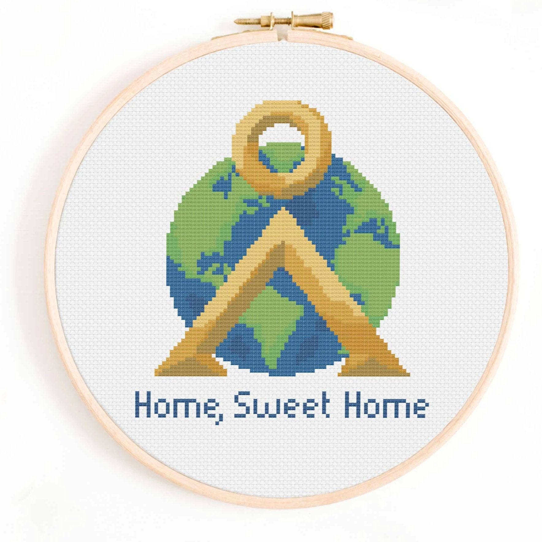 Stargate Pattern 'Home, Sweet Home' Stargate SG1 Cross Stitch Pattern – Happy Sloth Patterns