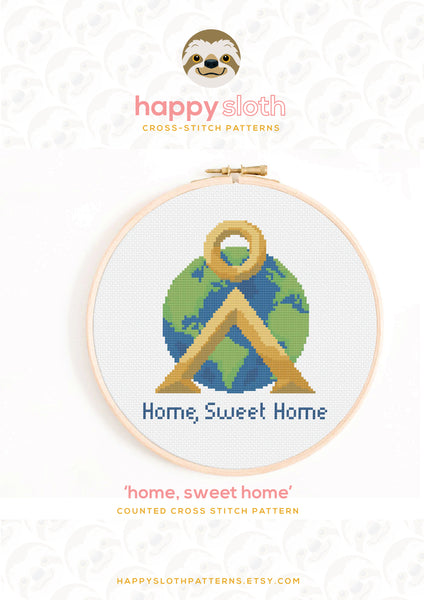 'Home, Sweet Home' Stargate SG1 Cross Stitch Pattern