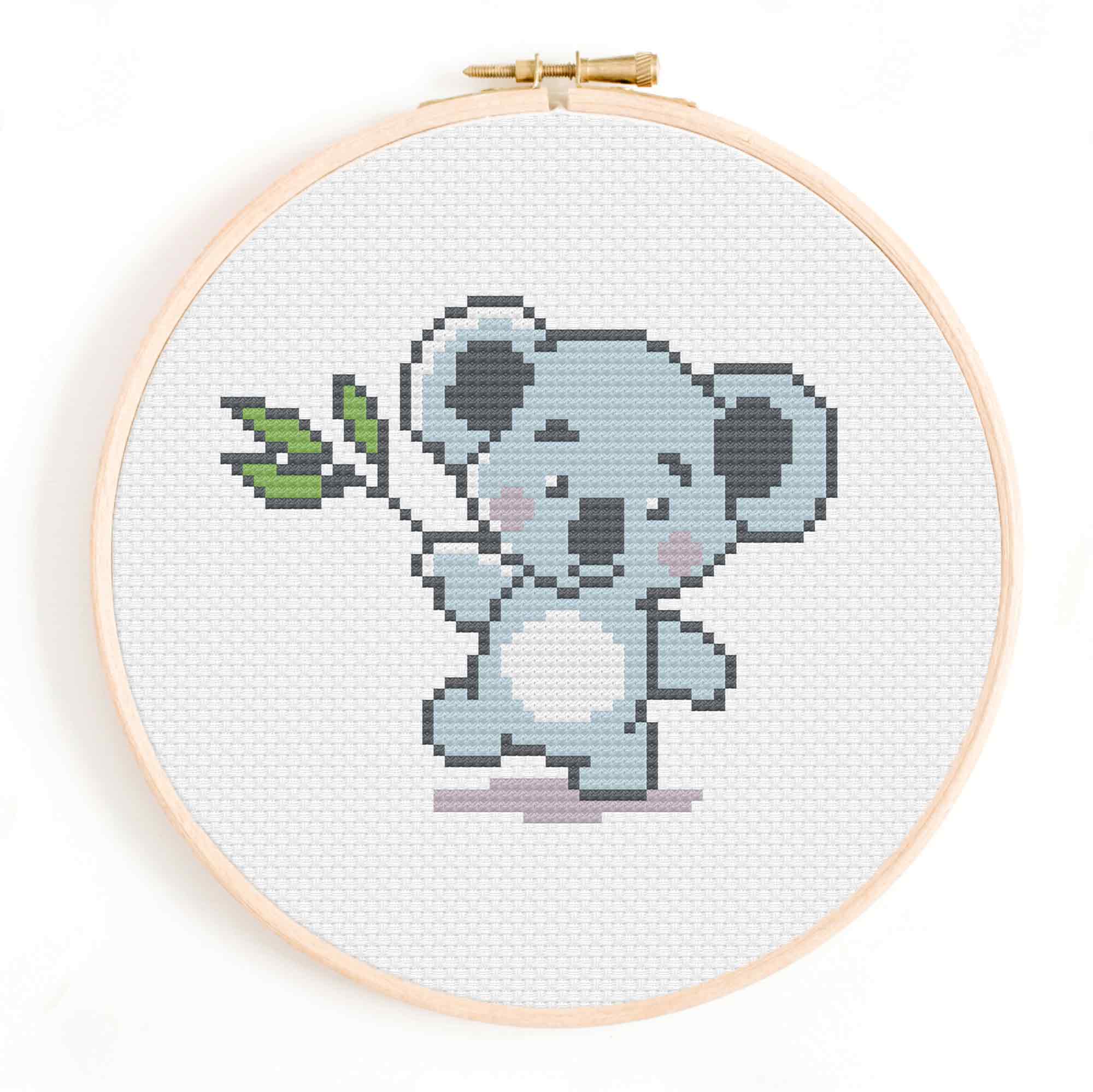 Little Koala Cross Stitch Pattern