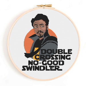 'Lando Calrissian' Star Wars Cross Stitch Pattern