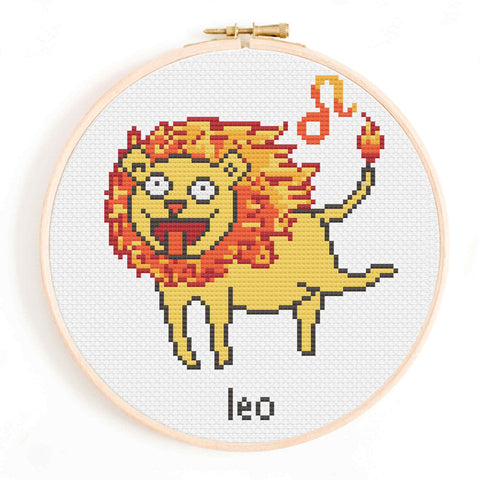 Little Leo Cross Stitch