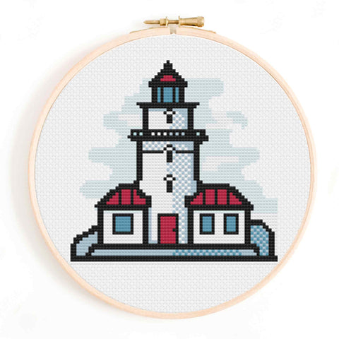 Lighthouse Cross Stitch Pattern