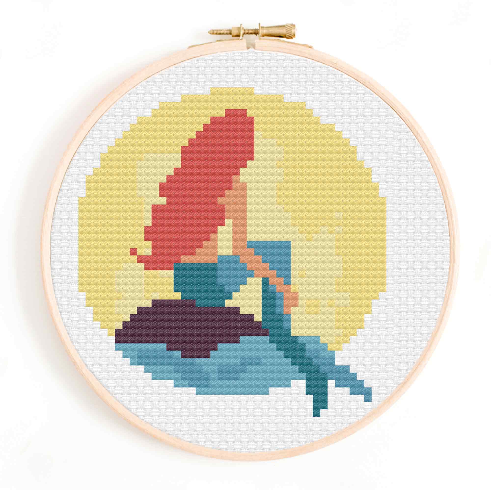 The Little Mermaid Cross Stitch Pattern