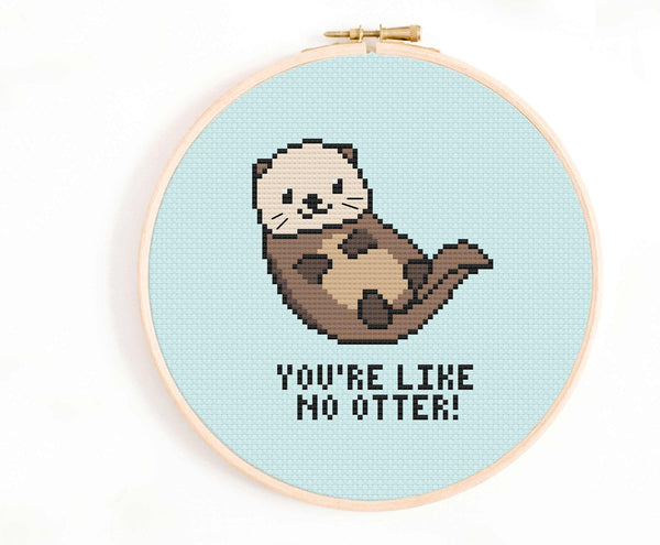 Like No Otter Cross Stitch Pattern