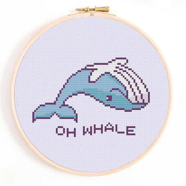Oh Whale Cross Stitch Pattern