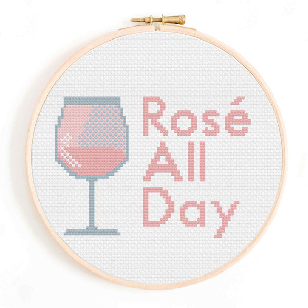 Rosé All Day Stitch Pattern