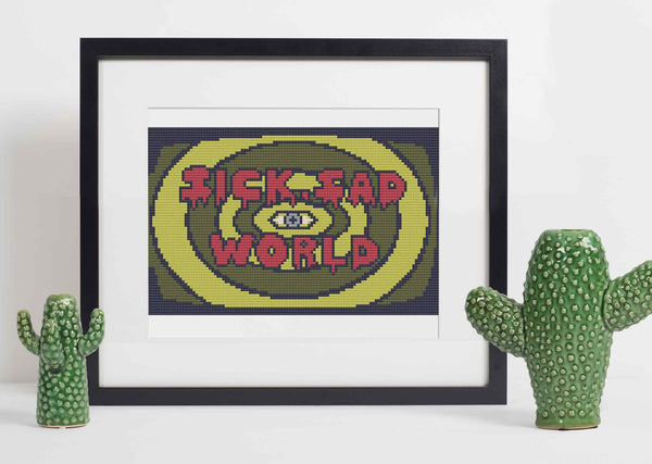 'Sick Sad World' Daria Cross Stitch Pattern