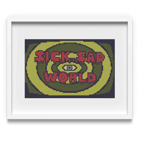 'Sick Sad World' Daria Cross Stitch Pattern