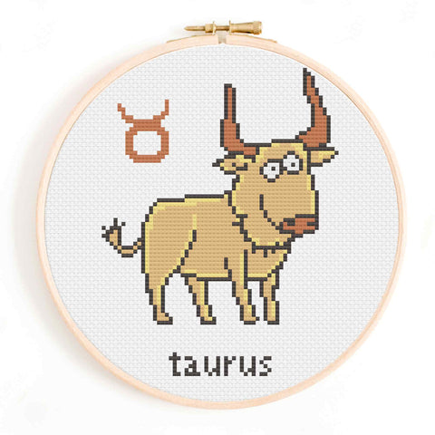 Little Taurus Cross Stitch