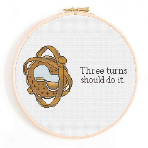 Harry Potter Time Turner Cross Stitch Pattern