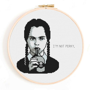 Wednesday Addams Cross Stitch Pattern